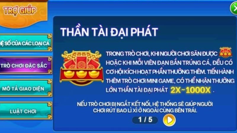 Quy tắc chơi Cai Shen Fishing giúp anh em thắng lớn