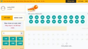 Chơi keno siêu tốc hấp dẫn ngay trên DA88