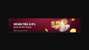 Khuyến mãi Hoàn trả 0.5% game bài xanh chín trên DA88